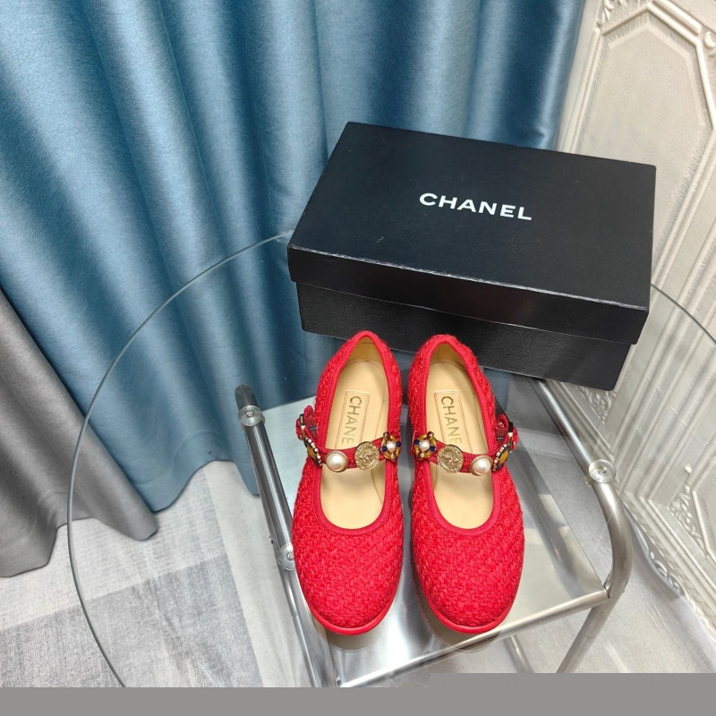 Ch*el flat shoes